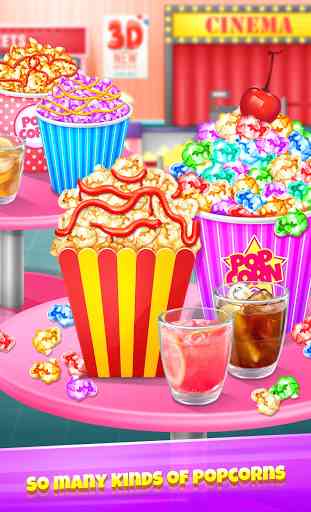 Popcorn Maker - Yummy Rainbow Popcorn Food 1