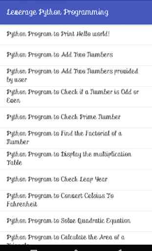 Python  programming 4