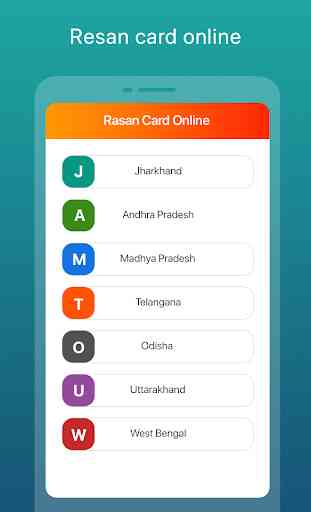 Ration Card: Ration Card List All States 2
