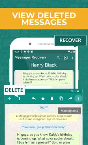 Recover Deleted Messages for WhatsApp 3