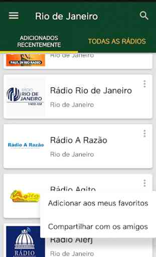 Rio de Janeiro Radio Stations - Brazil 1