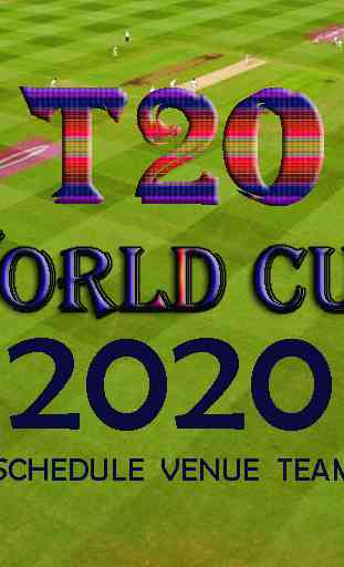 T20  World Cup 2020 Time Table 1