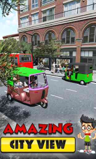 Tuk tuk autista Auto Rickshaw Taxi 1
