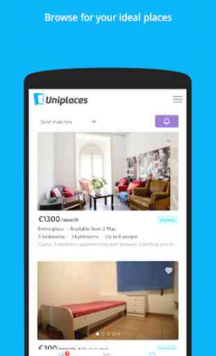 Uniplaces: Apartments, rooms & beds for rent 3