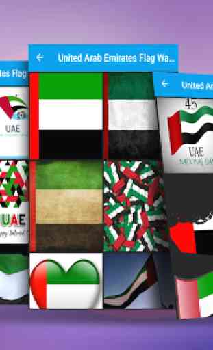 United Arab Emirates Flag Wallpaper 1