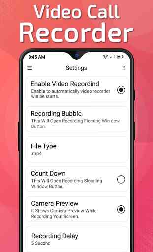 Video Call Recorder - Automatic Call Recorder Free 4