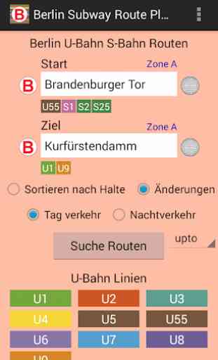 Berlin Subway Route Planner 2