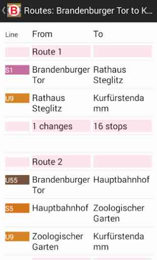 Berlin Subway Route Planner 3
