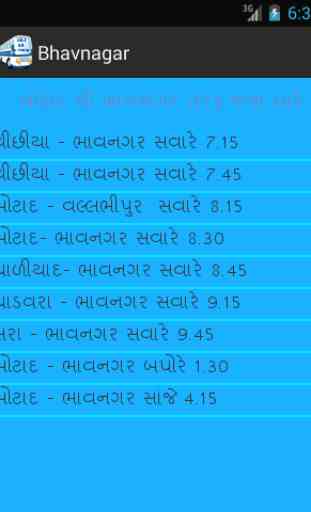 Botad City Bus Time Table 2