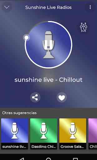Chill Out Sunshine Live app radio fm 1