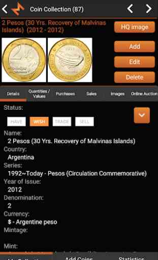 Coin Mate - App per collezionare monete 4