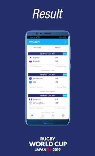 Guide Rugby World Cup App 2019 Schedule & Result 4