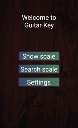 GuitarKey - find your modes and scales 1