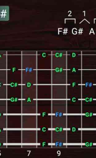 GuitarKey - find your modes and scales 3