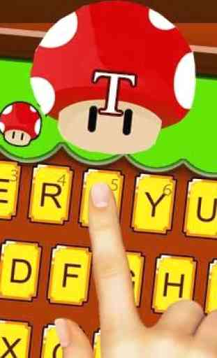 Il tema della tastiera Super Mushroom 3