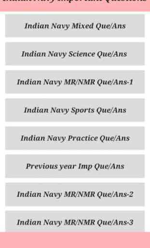 Indian Navy Previous Year Questions 1