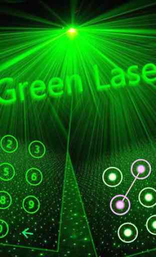 Laser luce verde tema 4
