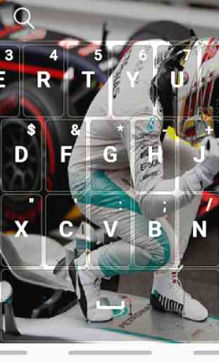 Lewis Hamilton Keyboard Theme 2