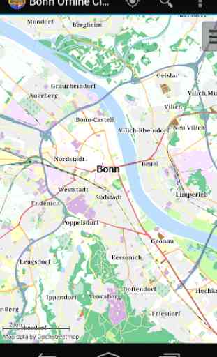 Mappa di Bonn Offline 1