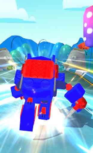 MegaBot Trasformazione robot volante e auto 1