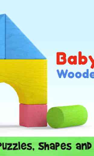 Montessori Baby Puzzles Wooden Blocks - Free 1