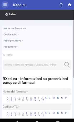 Online app per la medicina. Dizionario medico. 3