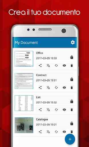 PDF Scanner - Scan to PDF file + Scanner documenti 4