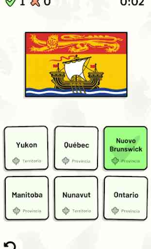 Quiz Province e Territori del Canada 2