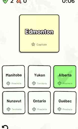 Quiz Province e Territori del Canada 4