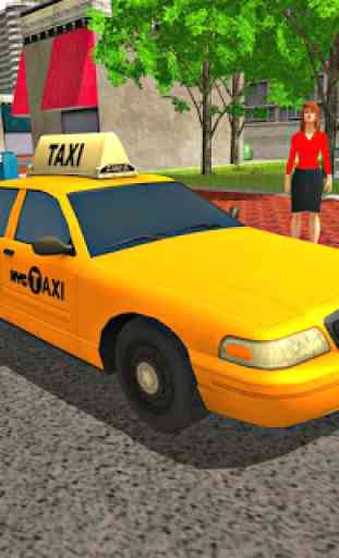 Real Taxi Car Simulator Driver 1