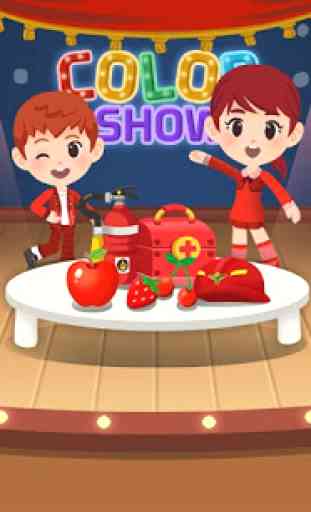 Robocar Poli Red Color Game - Painting, Color 1