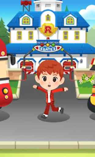 Robocar Poli Red Color Game - Painting, Color 3