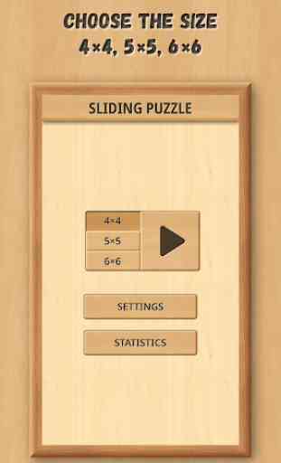 Sliding Puzzle: Wooden Classics 1