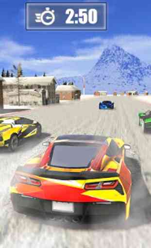 Snow Racing 2019: Horse, Cars, Snowmobile Race 2