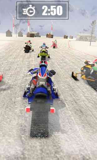 Snow Racing 2019: Horse, Cars, Snowmobile Race 3