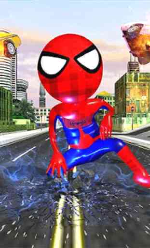 Spider Stickman Rope Hero:Superhero Crime City War 4