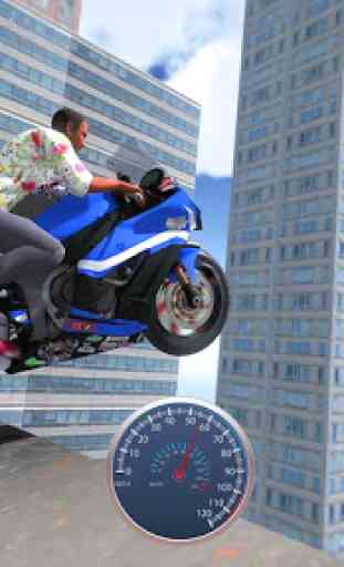 Stunt Bike Roof Driving - Mid Air Ramp City 2