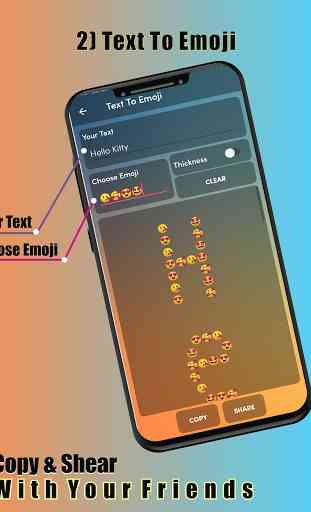 Stylish Text Generator : Emoji text,Repeat text 4