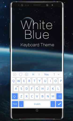 Tastiera di sistema bianca blu 1