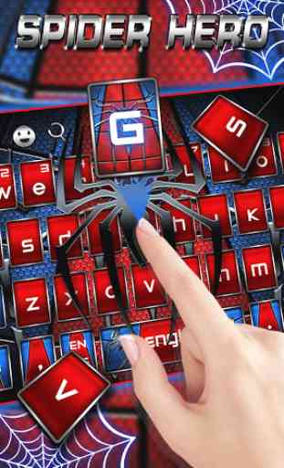 Tema della tastiera di Spider Hero 2