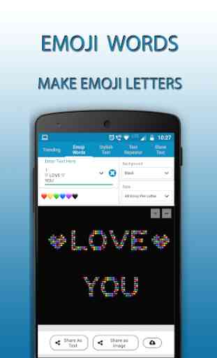 Text Generator - Fun Stylish Text &  Emoji Words 2