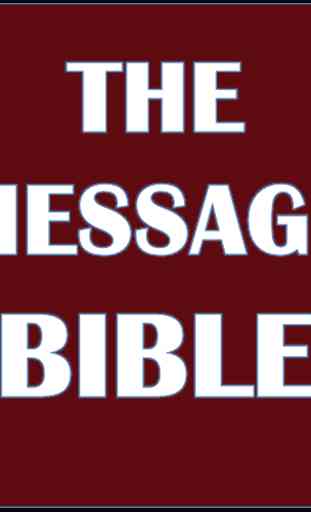 THE MESSAGE BIBLE 1