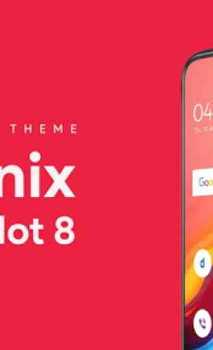 Theme Launcher Skin For Infinix Hot 8 3