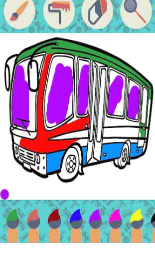 Vehicles Coloring Book 4