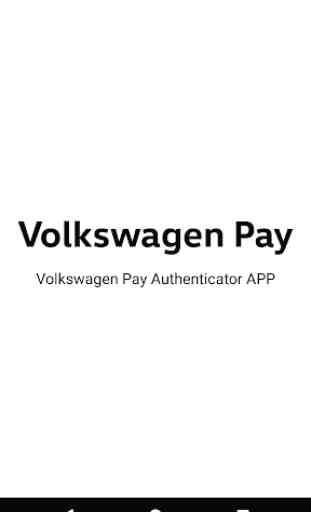 Volkswagen Pay Authenticator APP 1