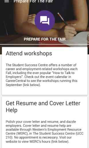 Western University Career Fair App 3