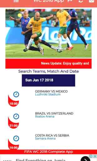 World Cup Russia  2018 Complete App 1