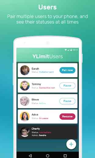 YLimit - Parental Control App (Parents device) 1