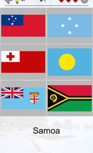 Australia e Paesi dell'Oceania - Bandiere e mappe 2