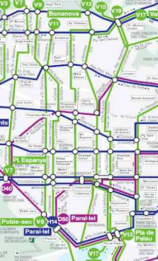 Barcelona Metro Map (Offline) 3